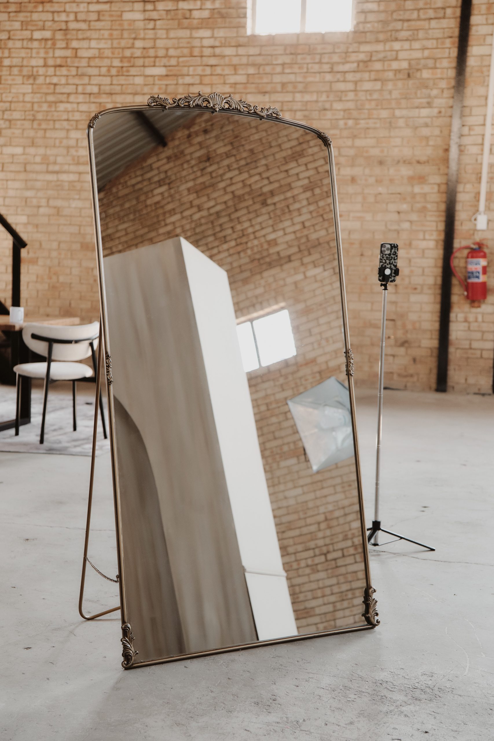MR PRICE, GOLD STAND MIRROR